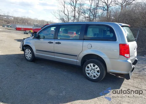 2016 Dodge Grand Caravan American Value Pkg z USA, uszkodzony, nr VIN 2C4RDGBG9GR400671